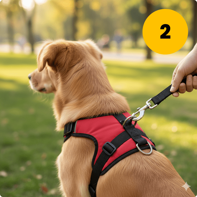 segundo paso de como colocar el cinturón tango180 según las instrucciones